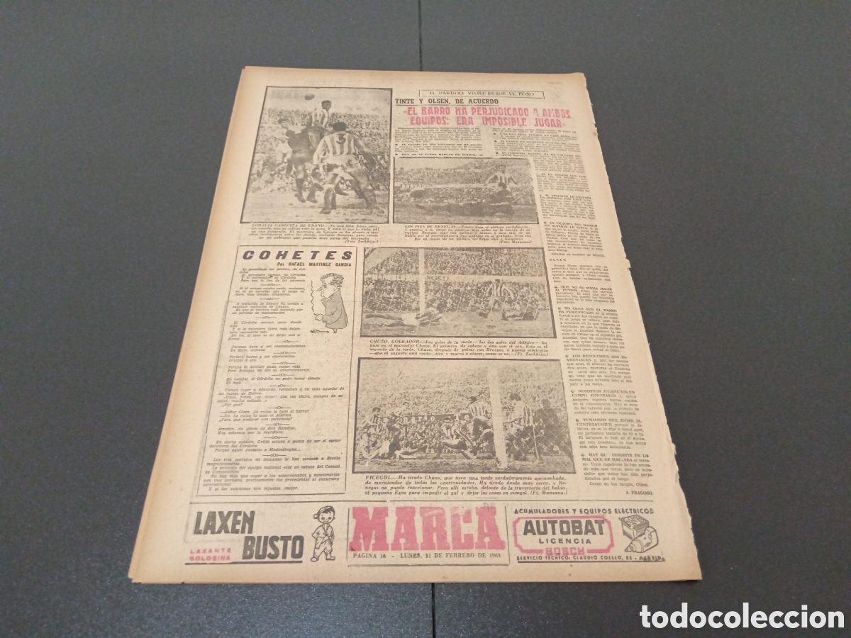 Coleccionismo deportivo: MARCA 11 DE FEBRERO 1963 - Foto 7