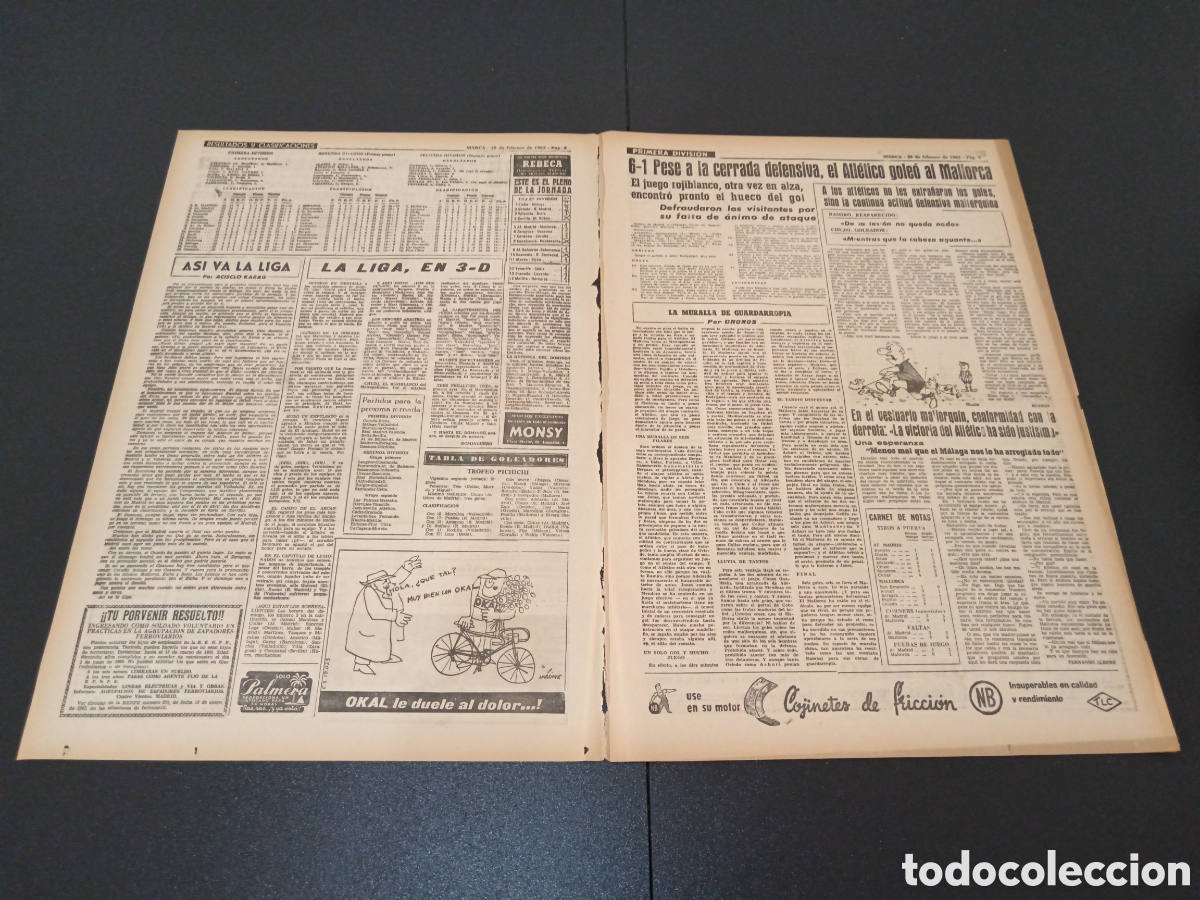 Coleccionismo deportivo: MARCA 25 DE FEBRERO 1963 - Foto 2