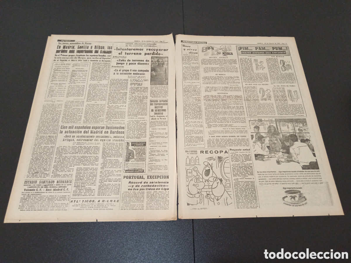 Coleccionismo deportivo: MARCA 28 DE FEBRERO 1963 - Foto 3