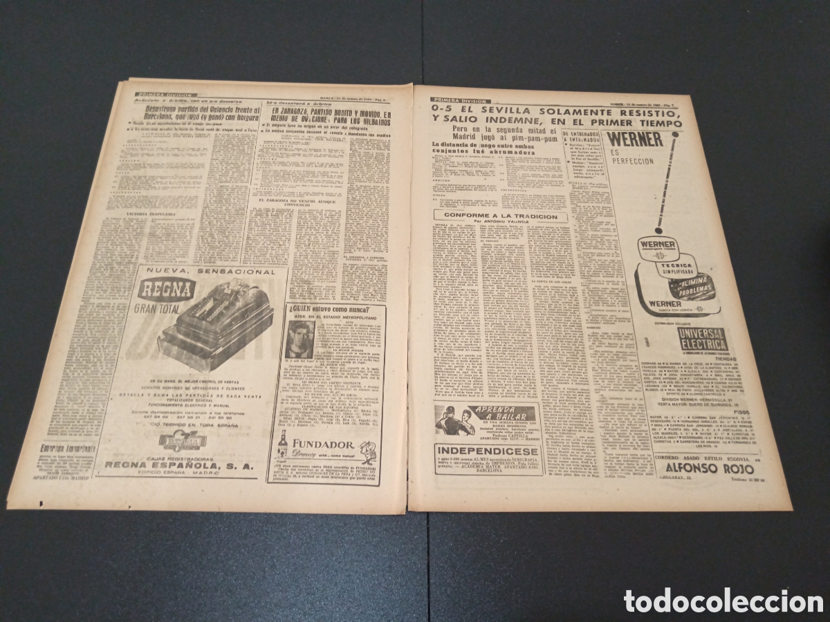 Coleccionismo deportivo: MARCA 11 DE MARZO 1963 - Foto 4