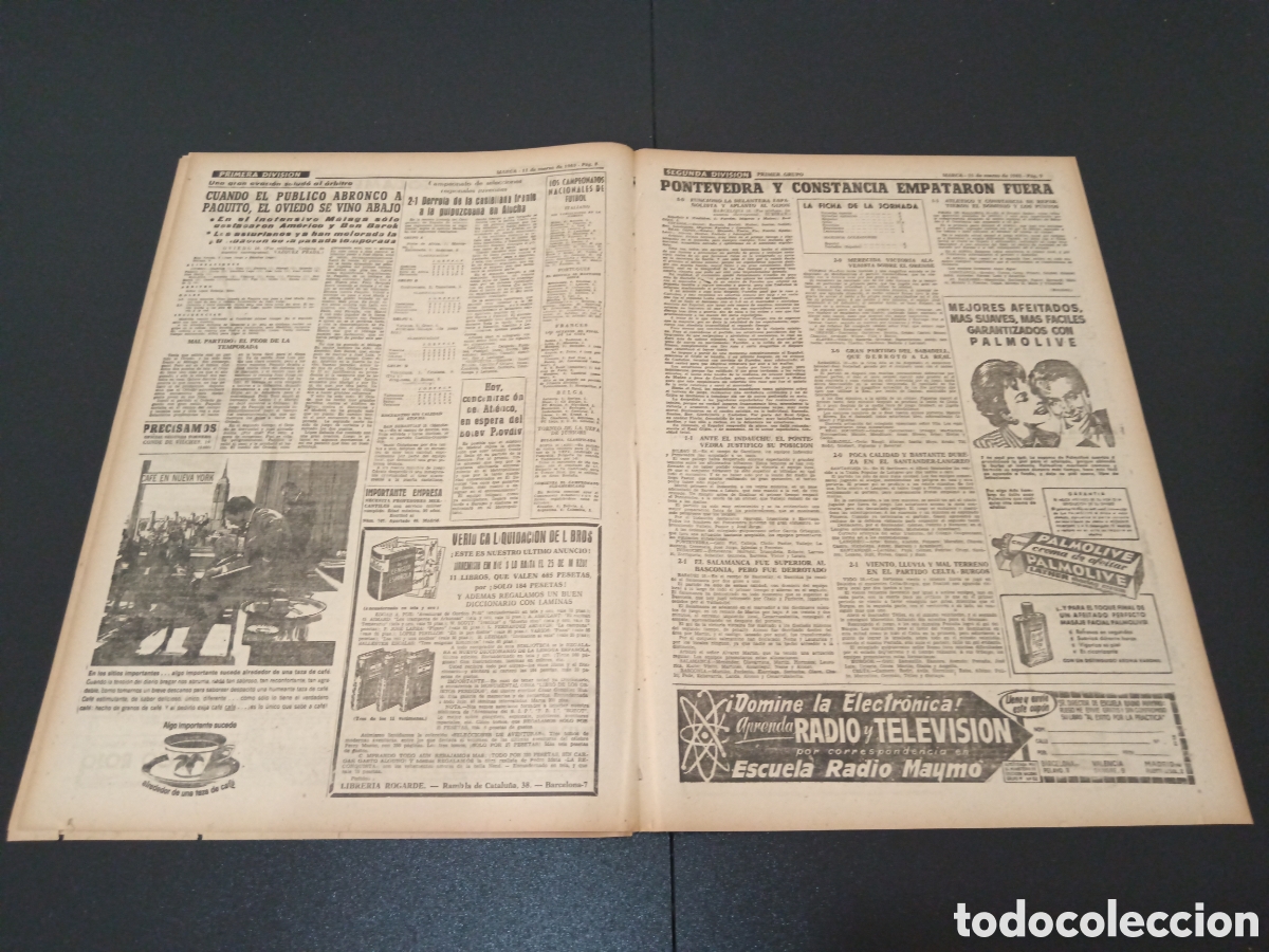 Coleccionismo deportivo: MARCA 11 DE MARZO 1963 - Foto 5