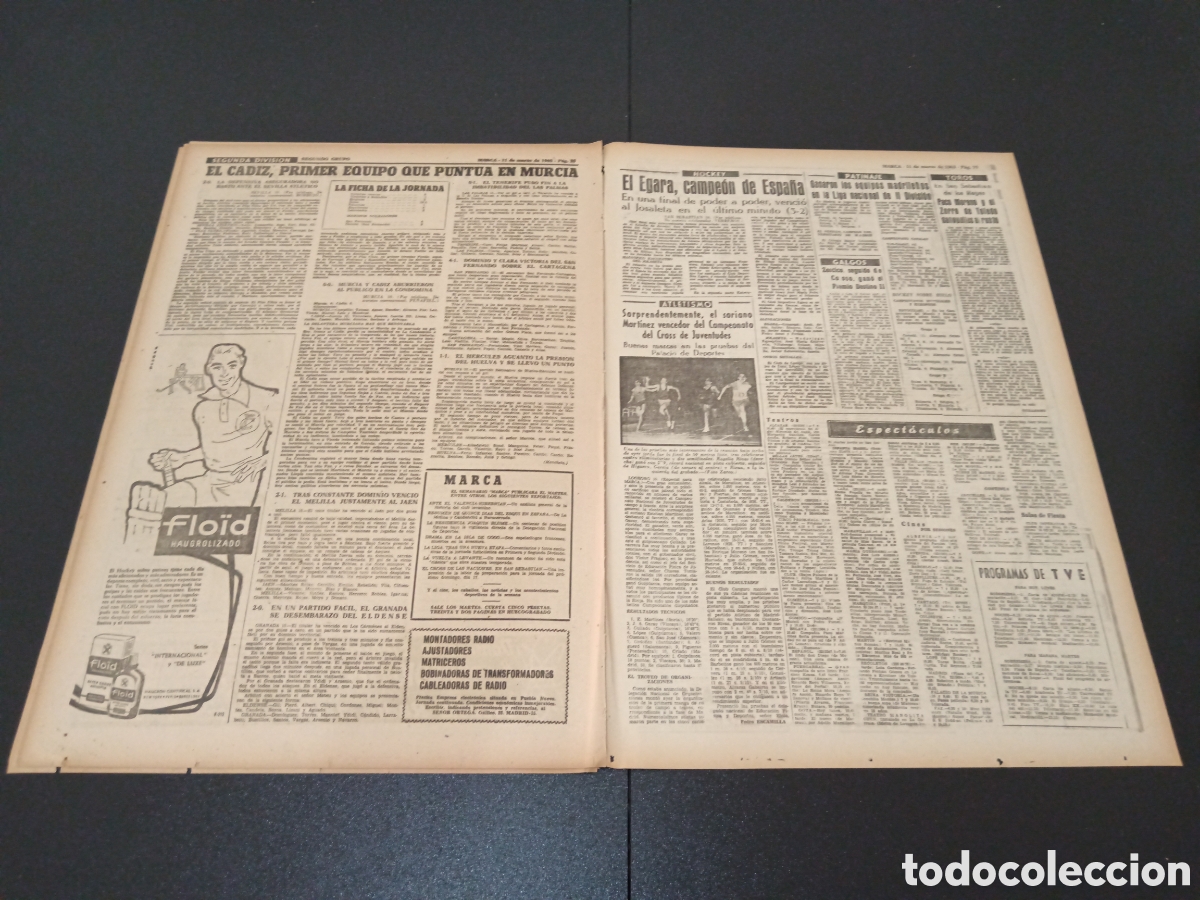Coleccionismo deportivo: MARCA 11 DE MARZO 1963 - Foto 6