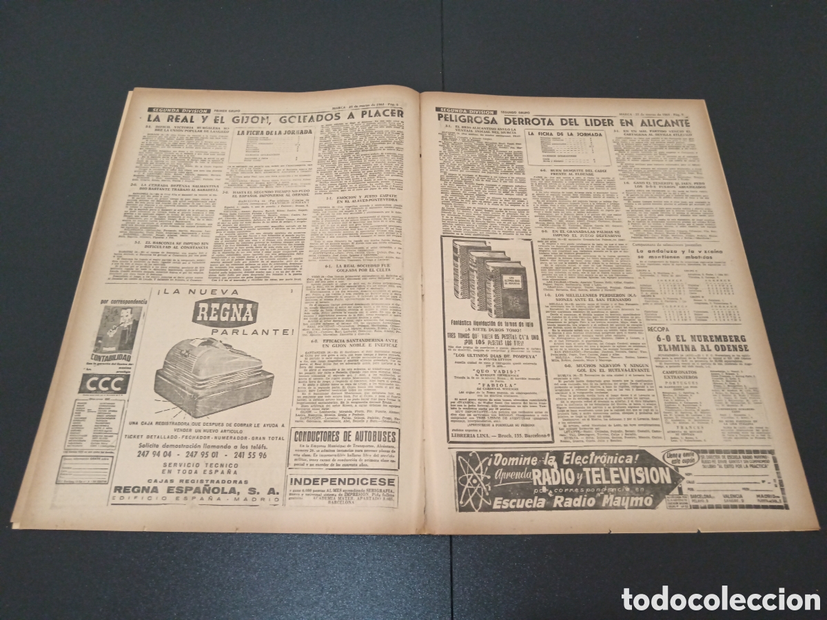 Coleccionismo deportivo: MARCA 25 DE MARZO 1963 - Foto 5