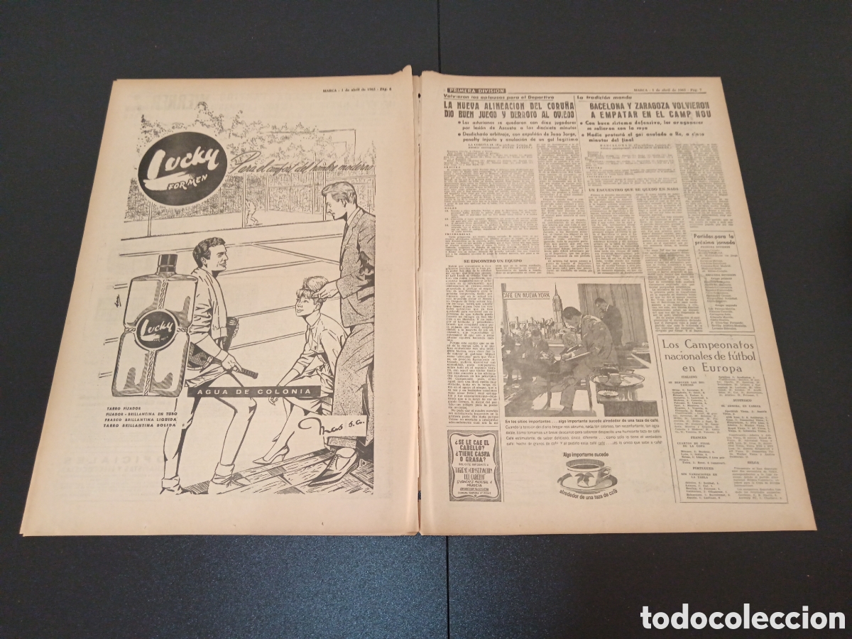 Coleccionismo deportivo: MARCA 01 DE ABRIL 1963 - Foto 4