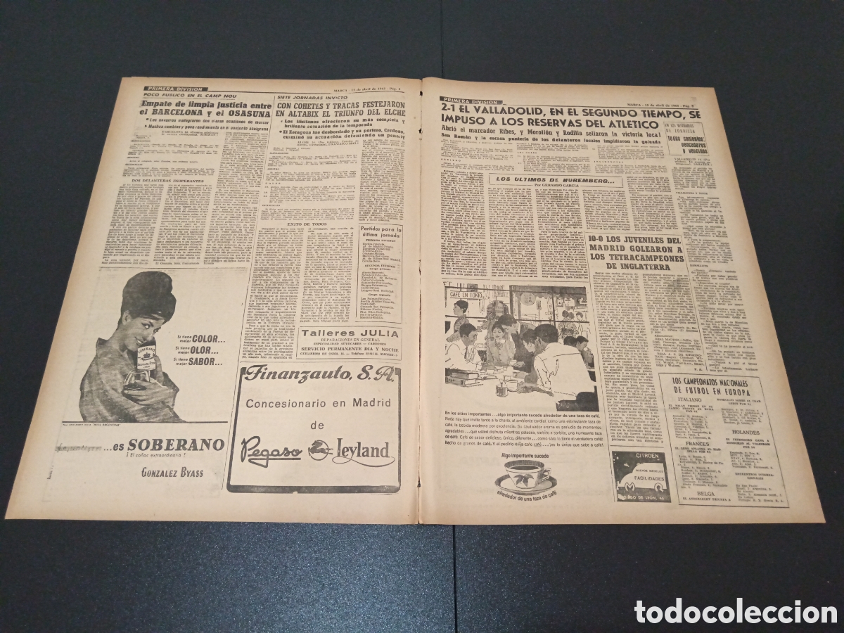 Coleccionismo deportivo: MARCA 15 DE ABRIL 1963 - Foto 3