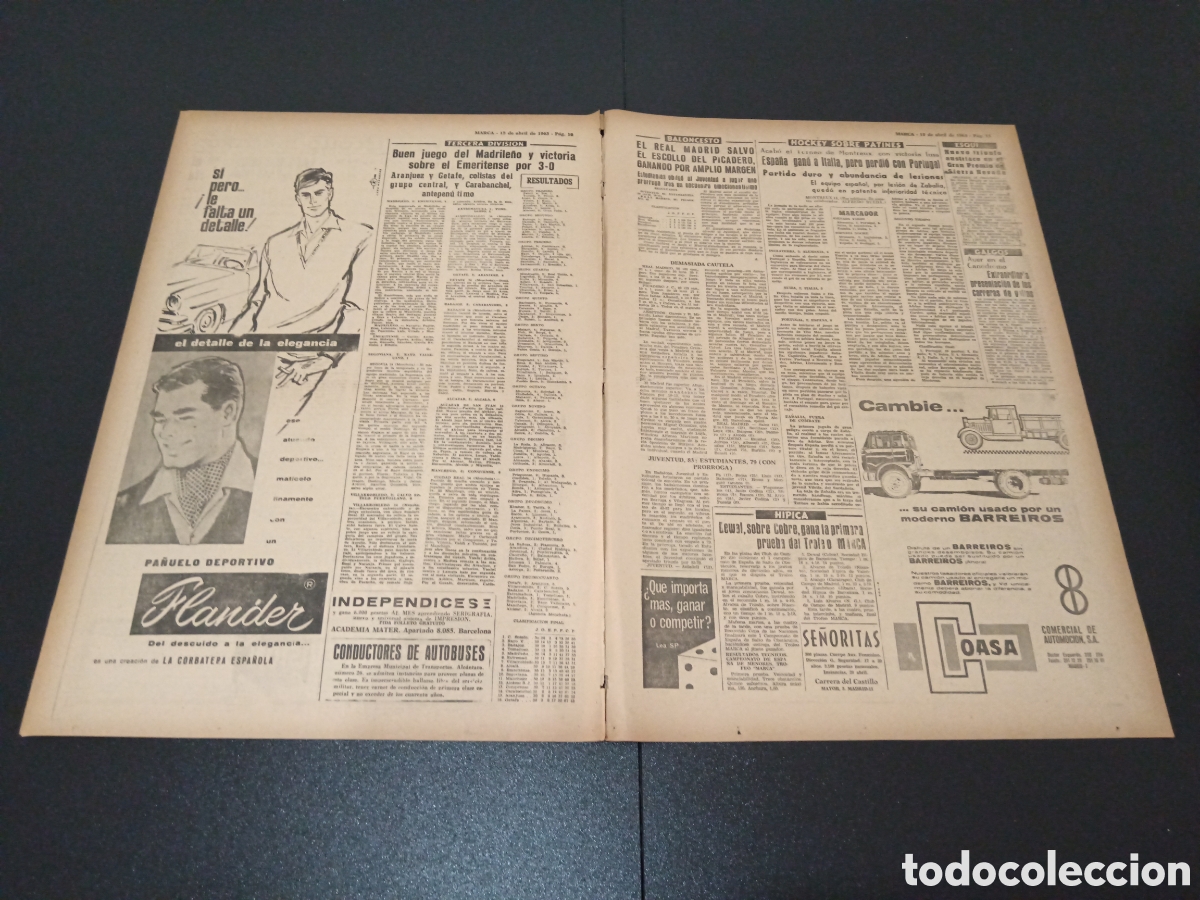 Coleccionismo deportivo: MARCA 15 DE ABRIL 1963 - Foto 6