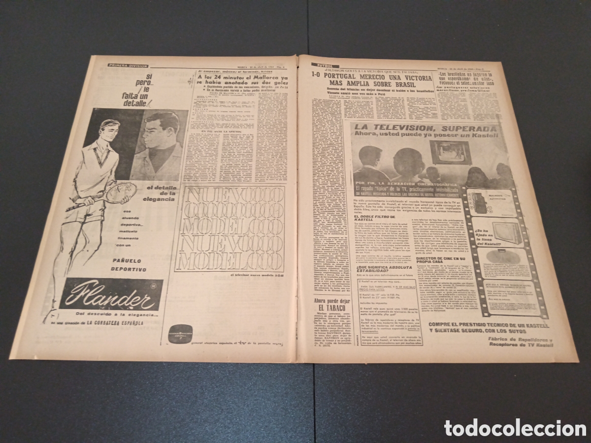Coleccionismo deportivo: MARCA 22 DE ABRIL 1963 - Foto 4