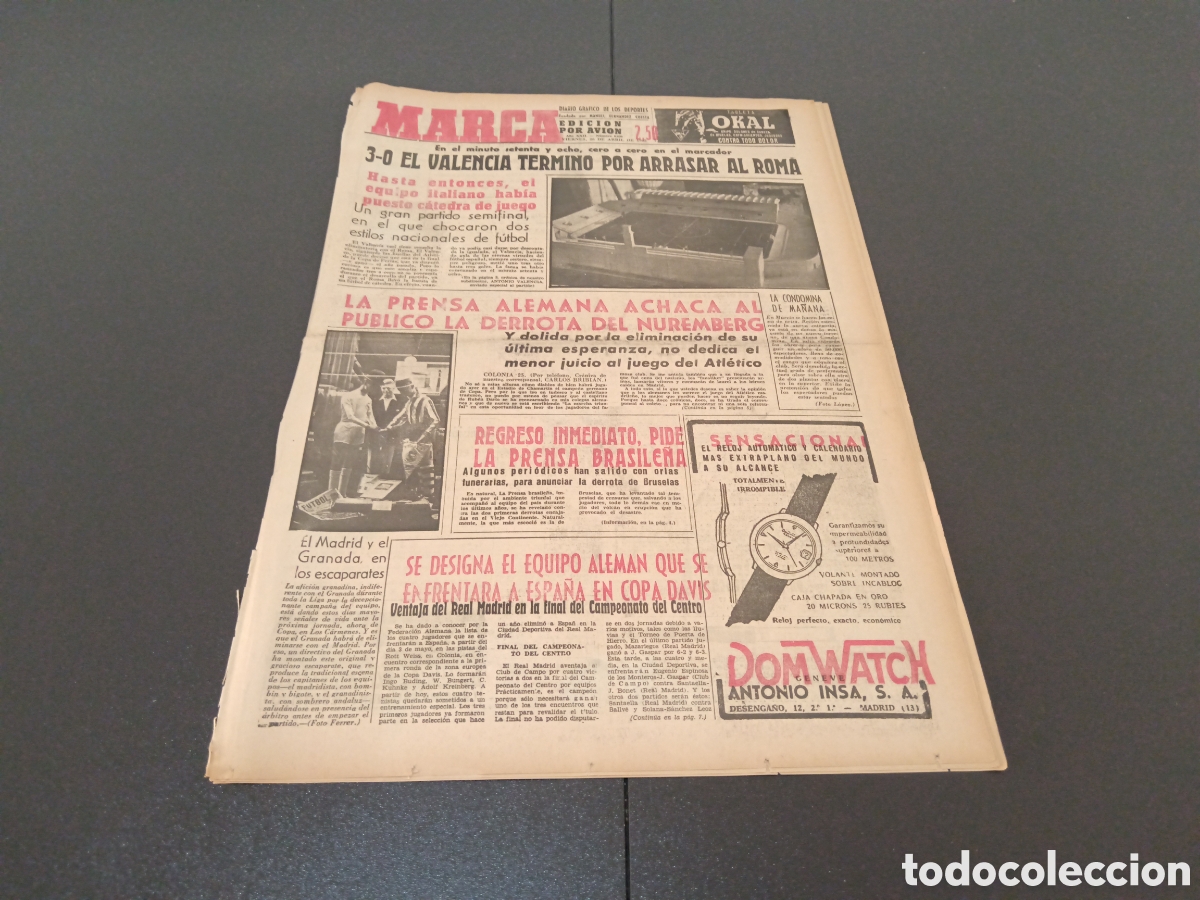 Coleccionismo deportivo: MARCA 26 DE ABRIL 1963 - Foto 1