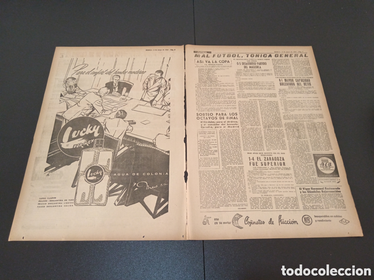 Coleccionismo deportivo: MARCA 06 DE MAYO 1963 - Foto 2