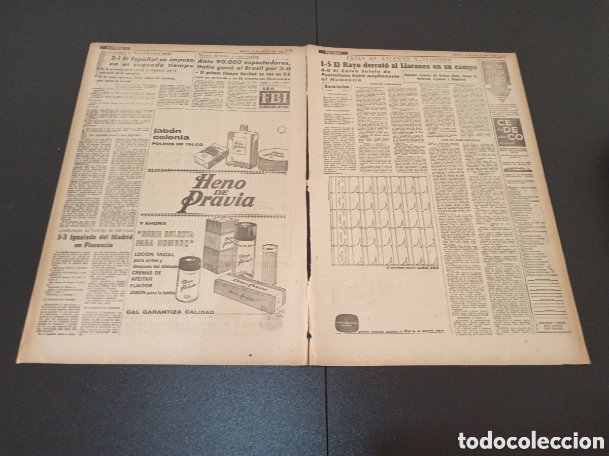 Coleccionismo deportivo: MARCA 13 DE MAYO 1963 - Foto 4