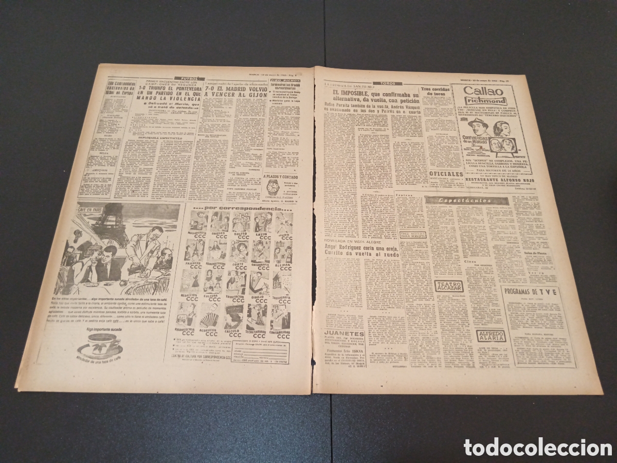 Coleccionismo deportivo: MARCA 13 DE MAYO 1963 - Foto 5