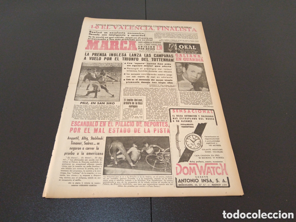 Coleccionismo deportivo: MARCA 17 DE MAYO 1963 - Foto 1