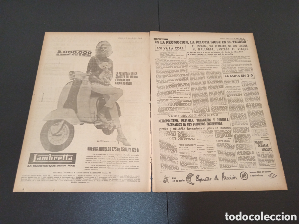 Coleccionismo deportivo: MARCA 20 DE MAYO 1963 - Foto 2