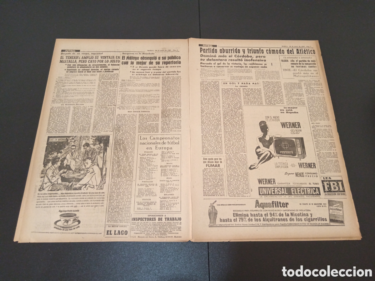 Coleccionismo deportivo: MARCA 20 DE MAYO 1963 - Foto 4
