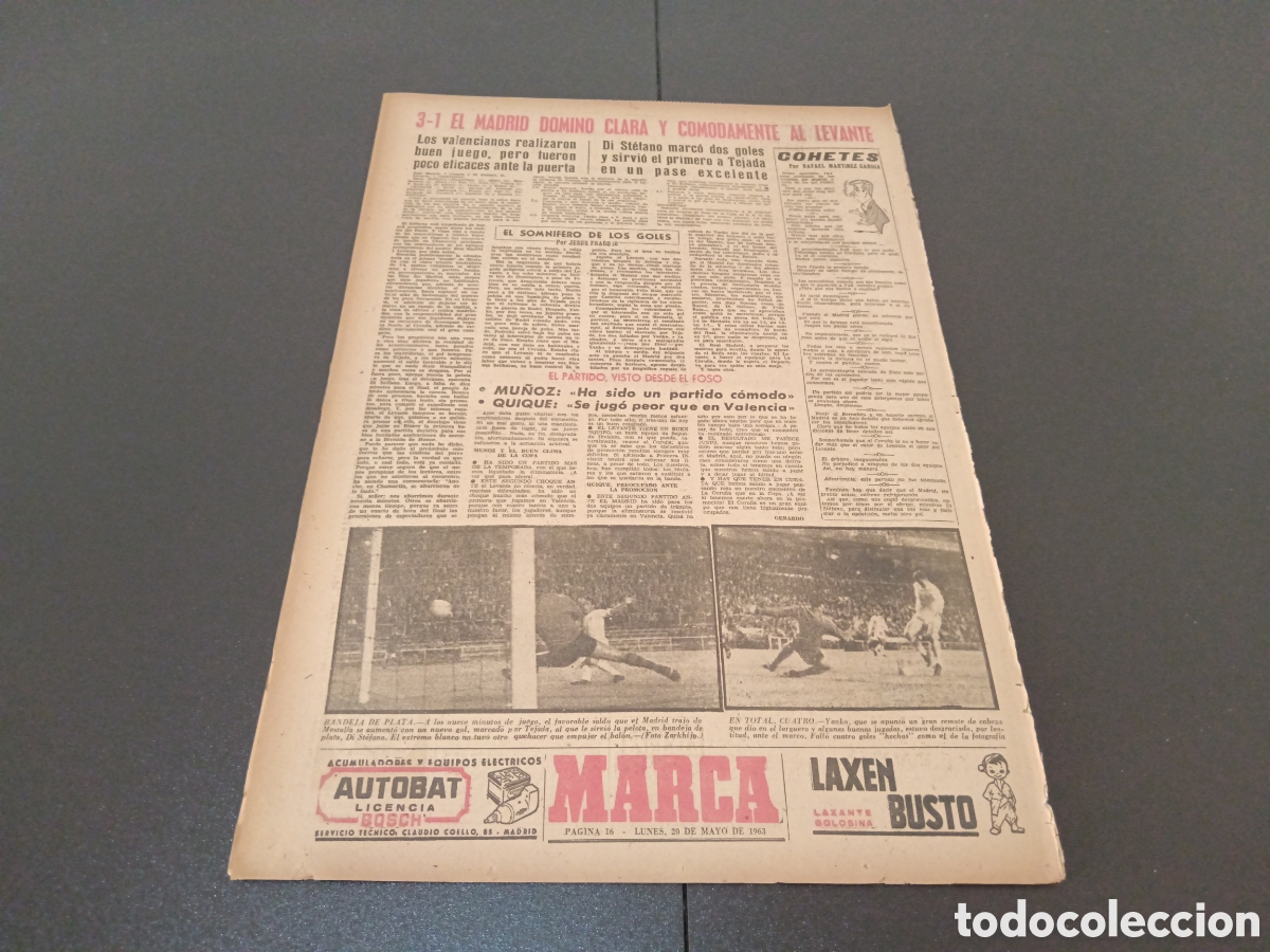 Coleccionismo deportivo: MARCA 20 DE MAYO 1963 - Foto 7