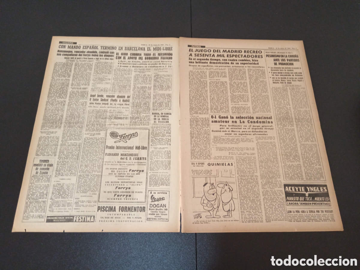 Coleccionismo deportivo: MARCA 24 DE MAYO 1963 - Foto 2