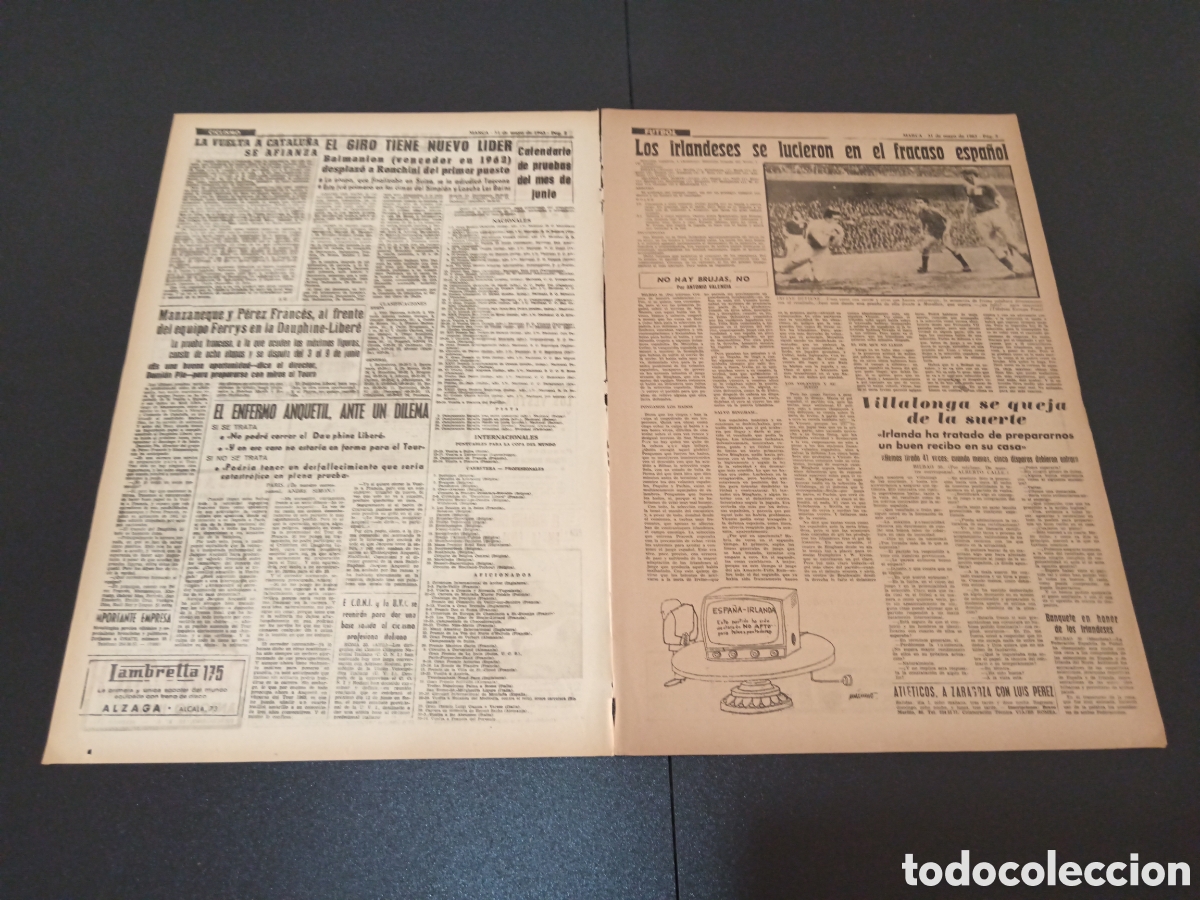 Coleccionismo deportivo: MARCA 31 DE MAYO 1963 - Foto 2
