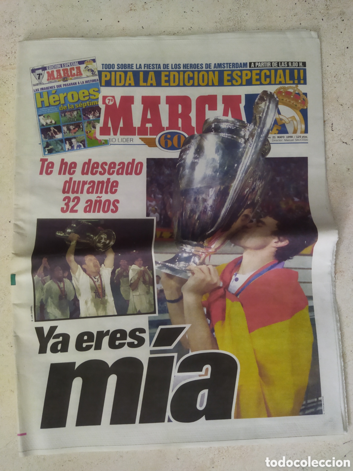 Coleccionismo deportivo: Marca s&eacute;ptima copa Europa - Foto 1