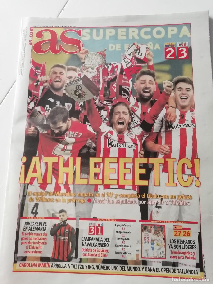 Coleccionismo deportivo: As athletic de bilbao gana la supercopa - Foto 1