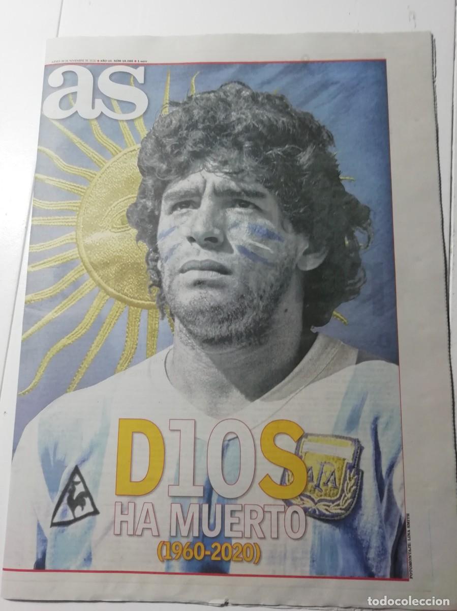Coleccionismo deportivo: As Muerte de Maradona - Foto 1