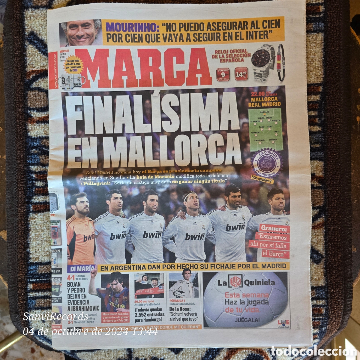 Coleccionismo deportivo: MARCA: FINAL&Iacute;SIMA EN MALLORCA (5 MAYO 2010) - Foto 1