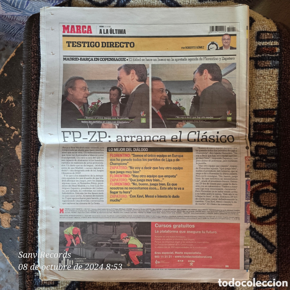 Coleccionismo deportivo: MARCA: UNA BESTIA (2 OCTUBRE 2009) - Foto 2