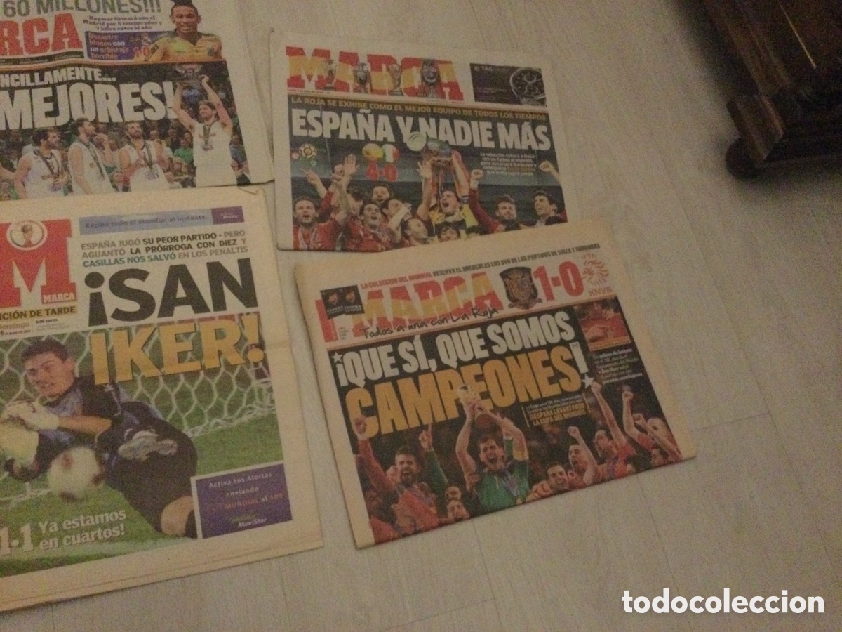 Coleccionismo deportivo: LOTE PERI&Oacute;DICOS MARCA - Foto 3