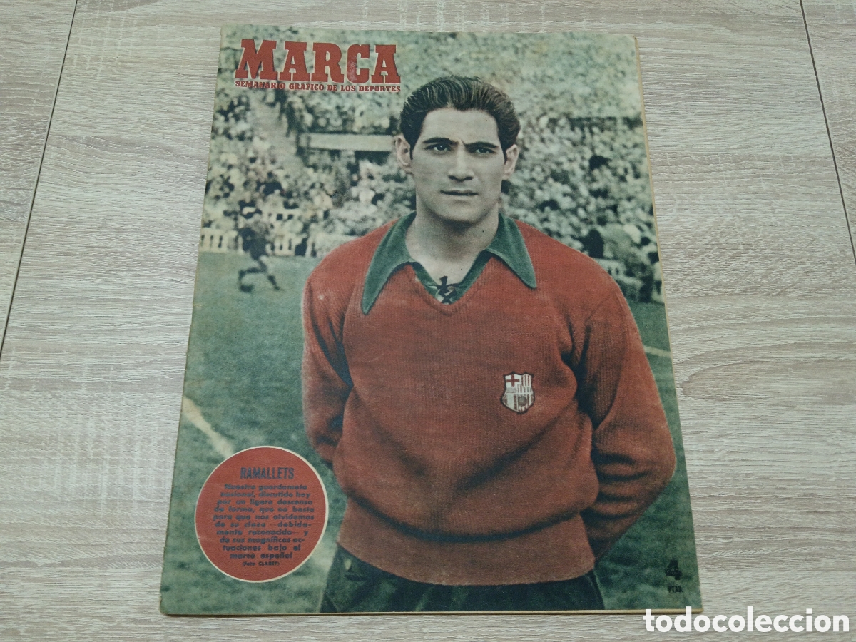 Sports collectibles: MARCA N&deg; 497 (10/06/1952) TURQUIA v ESPA&Ntilde;A RAMALLETS IPI&Ntilde;A