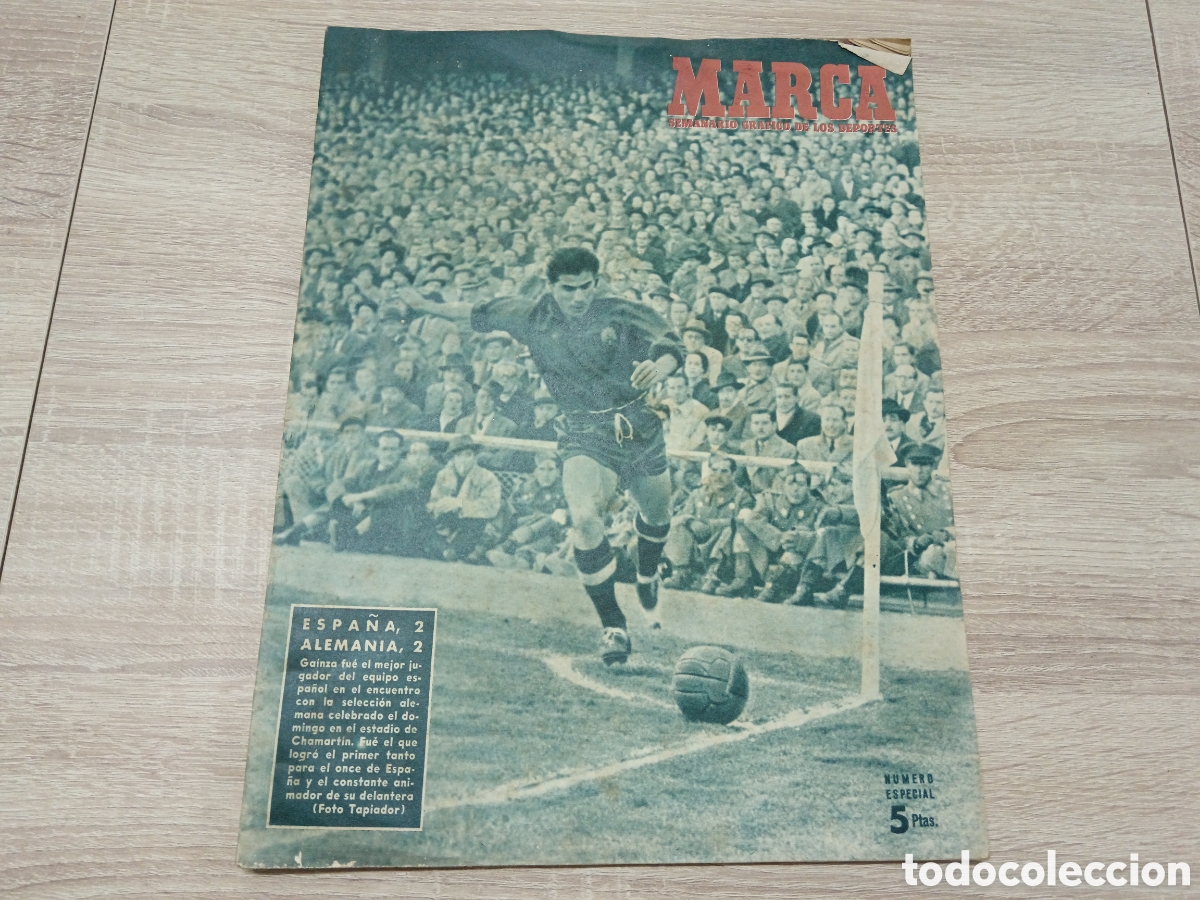 Sports collectibles: MARCA N&deg; 526 (30/12/1952) ESPECIAL ESPA&Ntilde;A 2 ALEMANIA 2