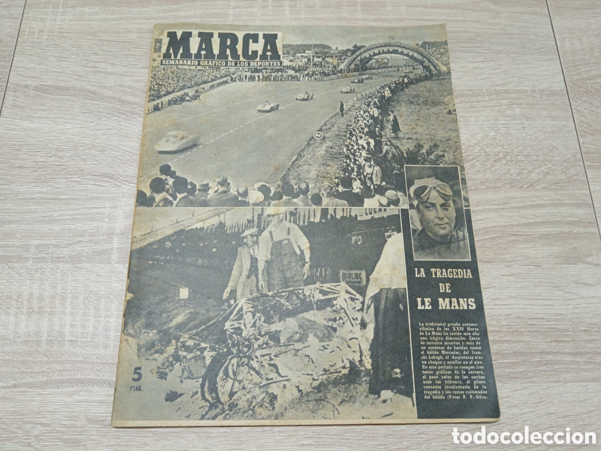 Collezionismo sportivo: MARCA N&ordm; 654 ( 14/06/1955 ) ATH BILBAO CAMPEON LIGA AGROMAN CAMPEON AFICIONADOS BODAS ORO SEVILLA CF