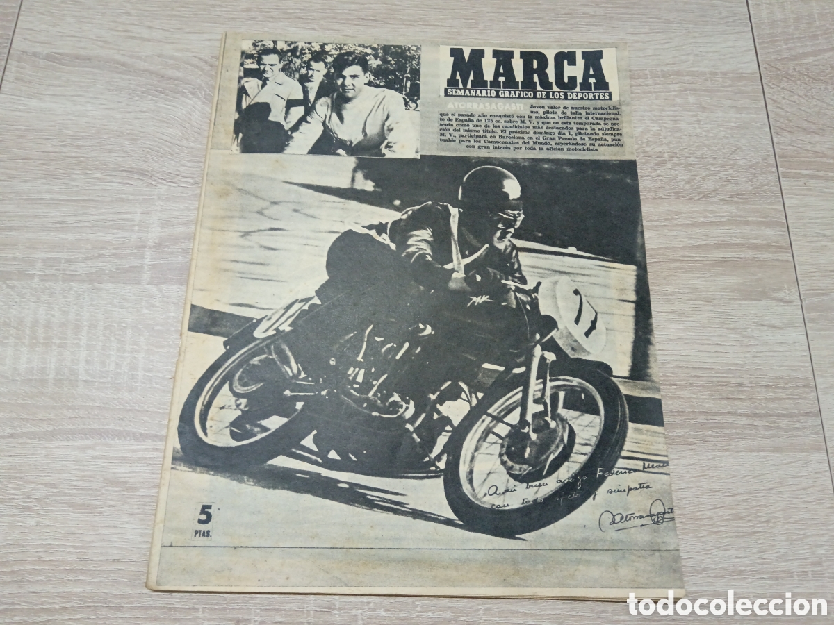 Collectionnisme sportif: MARCA N&ordm; 647 (26/04/1955 ) REAL MADRID v CHARLTON COPA VALLADOLID AT MADRID CULTURAL LEONESA