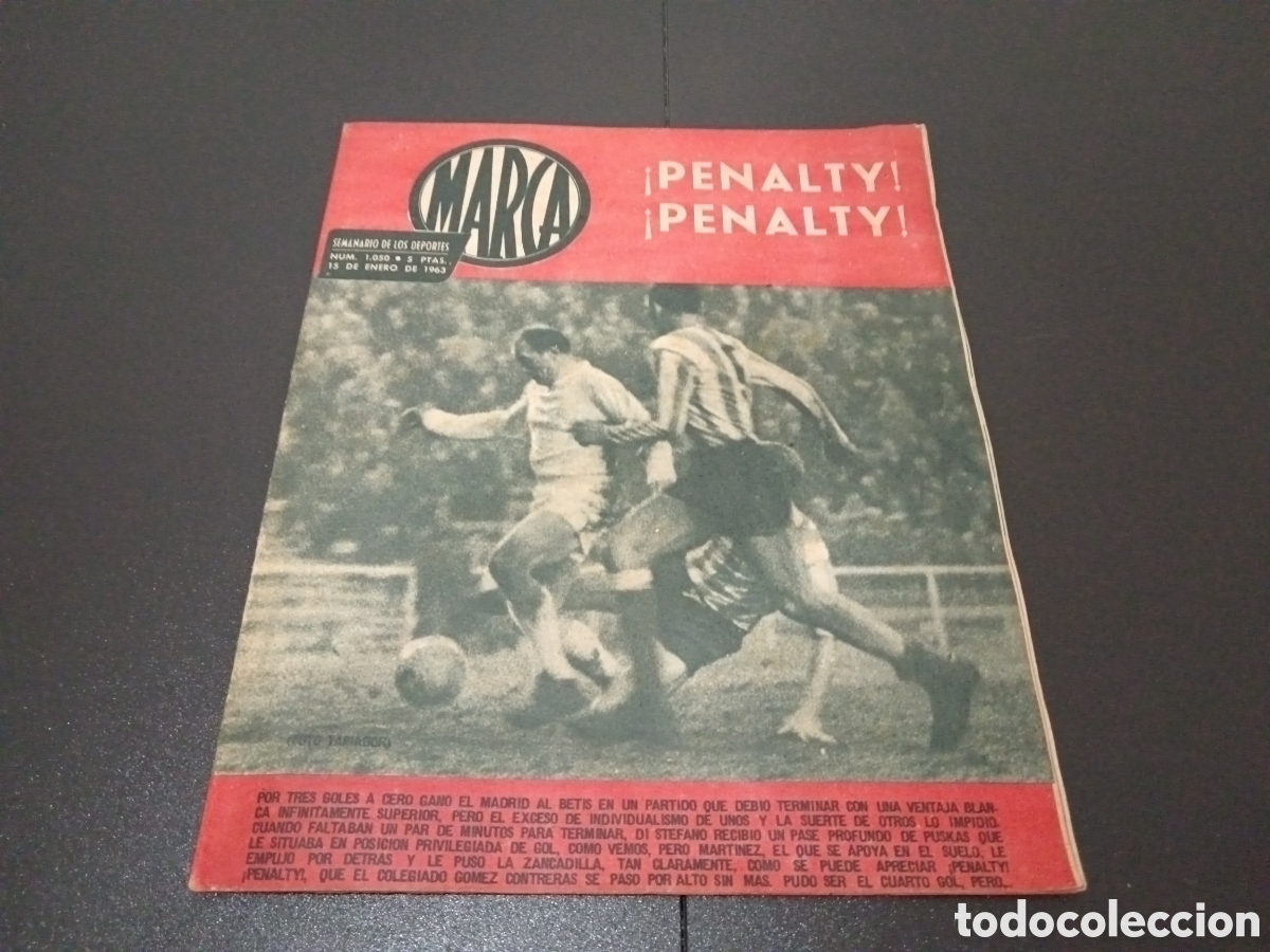 Sammelleidenschaft Sport: MARCA N&ordm; 1050 (15/1/1963 ) RAYO VALLECANO JORNADA LIGA ESPA&Ntilde;A FRANCIA MARIA ROSA BALAGUER