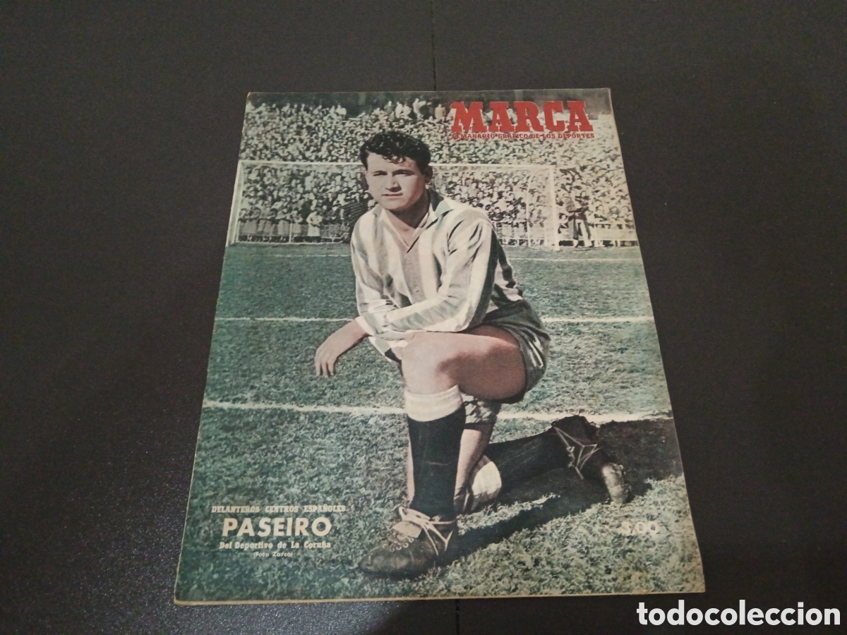 Sports collectibles: MARCA N&deg; 434 (27/03/1951) PASEIRO CORU&Ntilde;A ALMARIA TUDELANO ALCOYANO JORNADA LIGA