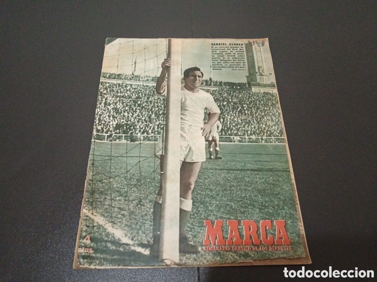 Sports collectibles: MARCA N&deg; 529 (20/01/1953) ALONSO REAL MADRID SEVILLA JORNADA LIGA