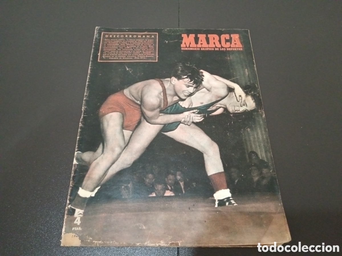 Sports collectibles: MARCA N&deg; 534 (24/02/1953) REAL MADRID ATH BILBAO RESTO JORNADA LUCHA GREGORROMANA