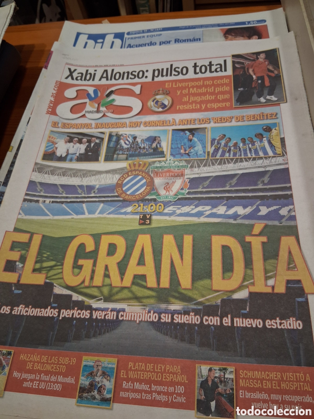 Coleccionismo deportivo: RCD ESPANYOL. INAUGURACION ESTADIO. - Foto 1