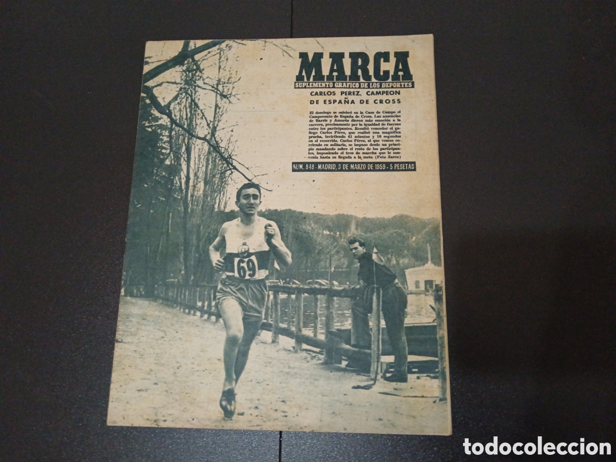 Colecionismo desportivo: MARCA N&deg; 848 (03/03/1959)VICENTE IBORRA SCHALKE 04 AT MADRID REAL MADRID WIENER SK COPA EUROPA CARLO