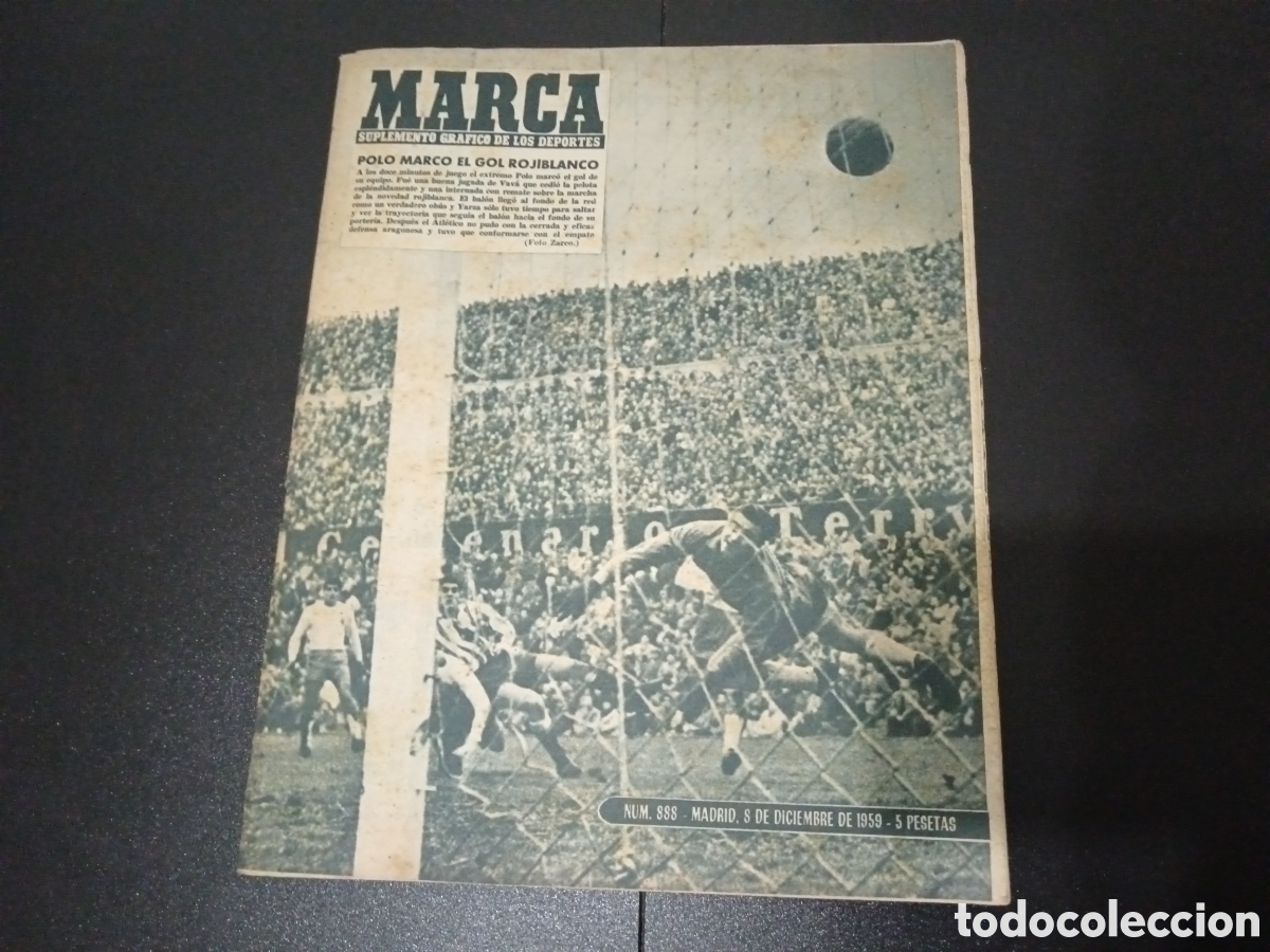 Sammelleidenschaft Sport: MARCA N&deg; 888 (08/12/1959) ATH BILBAO v CHELSEA AMSTOSO REAL MADRID VALLADOLID LIGA RUIZ VIDAL