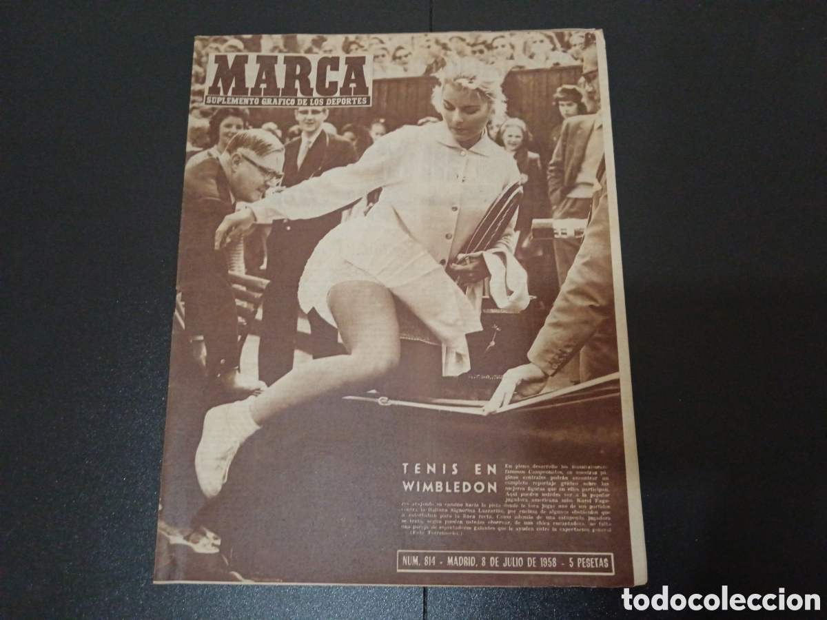 Sammelleidenschaft Sport: MARCA N&deg; 814 (08/07/1958) MUNDIAL FUTBOL SUECIA WIMBLEDON TOUR MONZA FORMULA 1