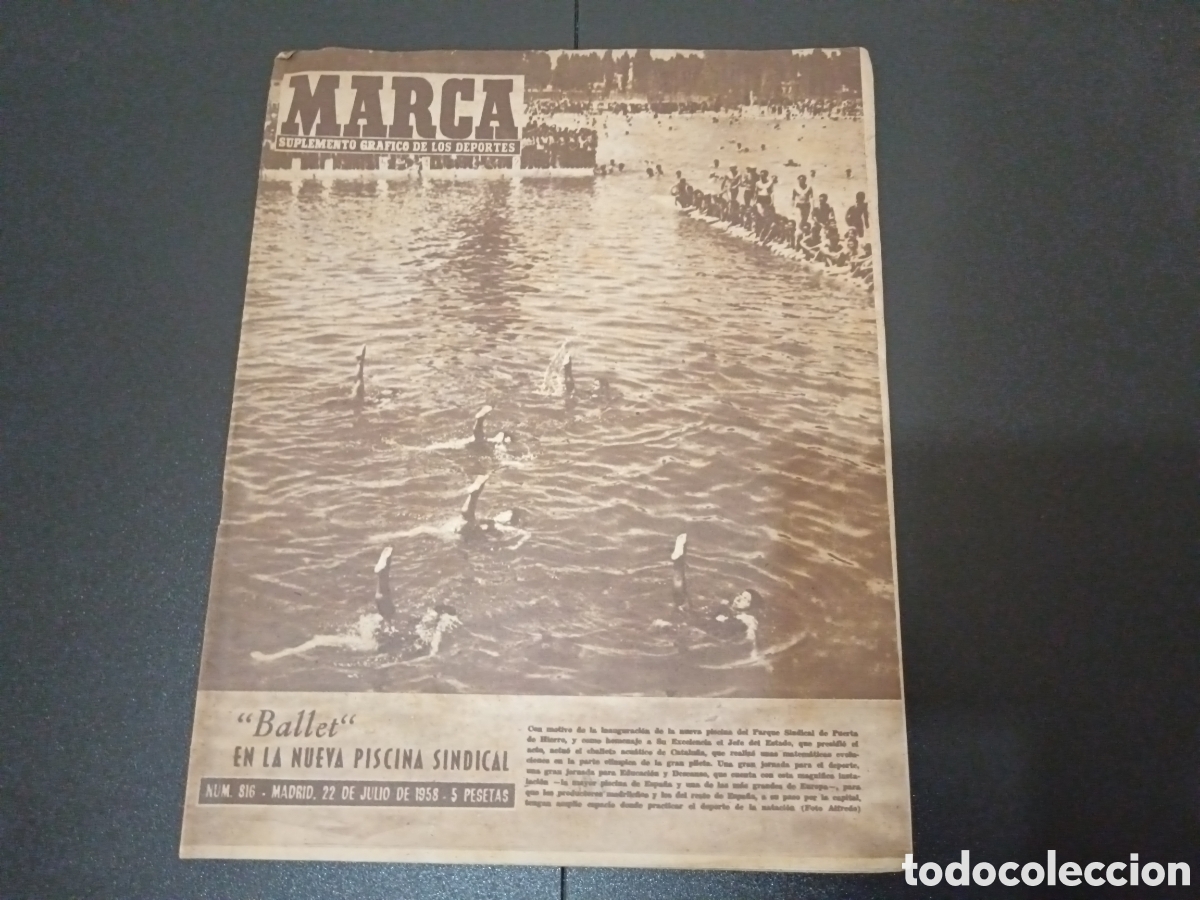 Collezionismo sportivo: MARCA N&deg; 816 (22/07/1958) ATLETISMO BOXEO YOUNG MARTIN JESES MATA CAMPEON PUKAS KOPA DIDI
