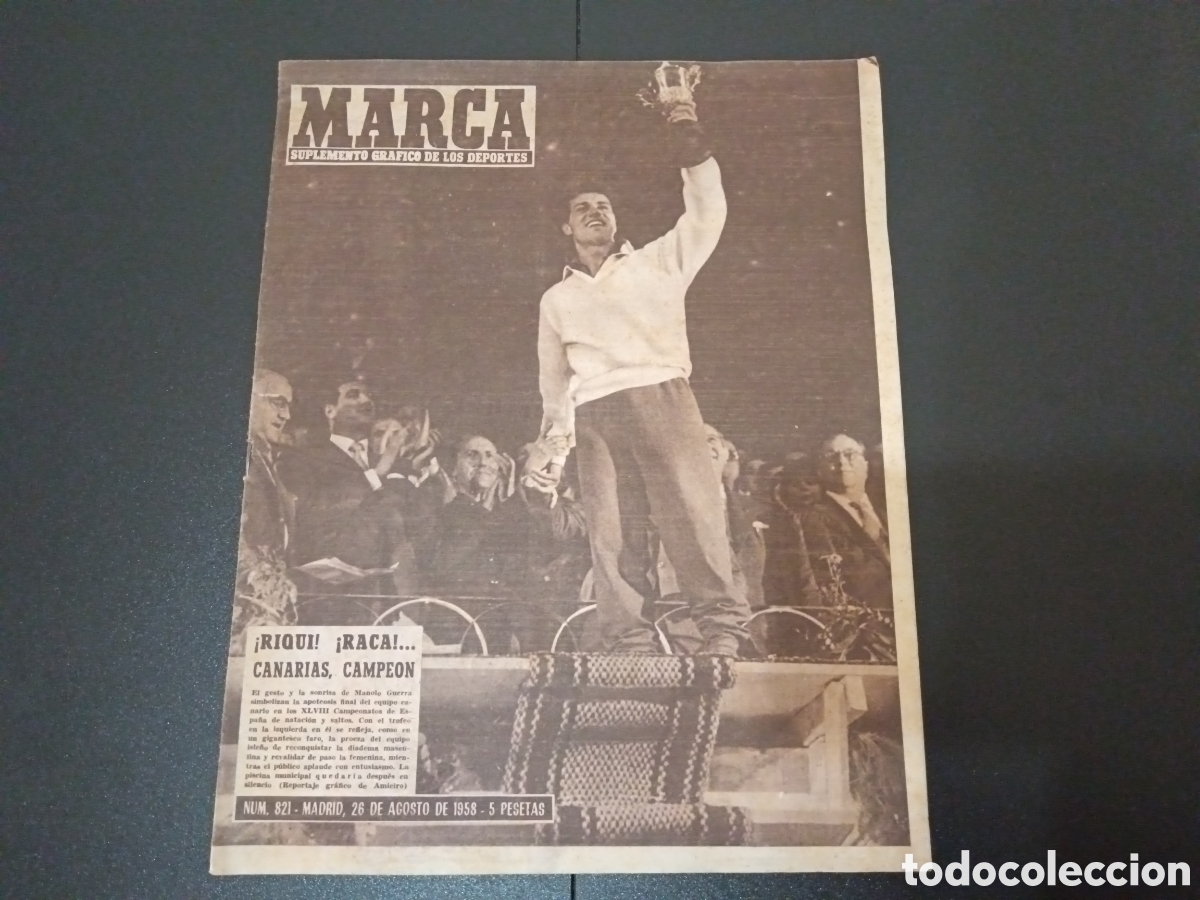 Sammelleidenschaft Sport: MARCA N&deg; 821 (26/08/1958) AT MADRID DRUCONDRA COPA EUROPA