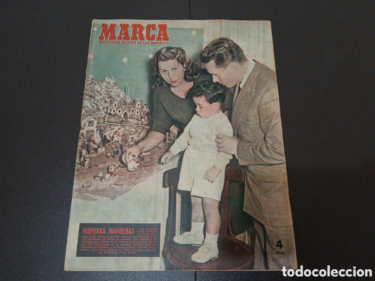 Sammelleidenschaft Sport: MARCA N&deg; 577 (22/12/1953) INDEPENDIENTE AVELLANEDA VALENCIA CF SEVILLA JORNADA LIGA HISPANIA