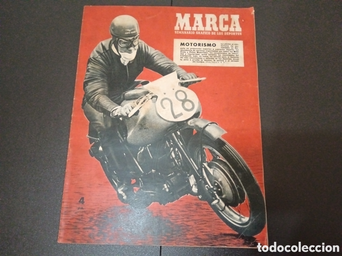 Colecionismo desportivo: MARCA N&deg; 573 (24/11/1953) REAL MADRID v STADE REIMS JORNADA LIGA LUIS FAUNA