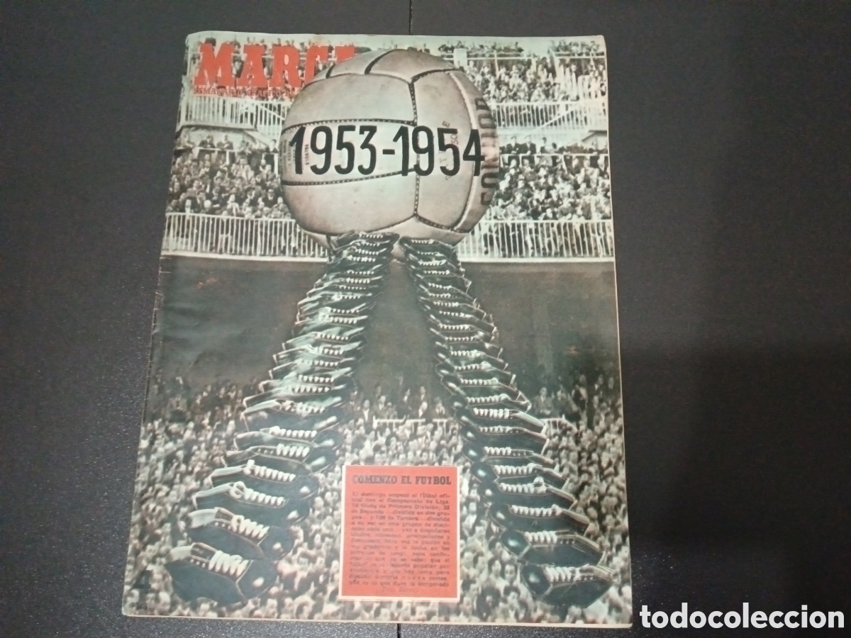 Colecionismo desportivo: MARCA N&deg; 563 (15/09/1953) MARIANO ARRATE OSASUNA REAL MADRID RESTO JORNADA LIGA