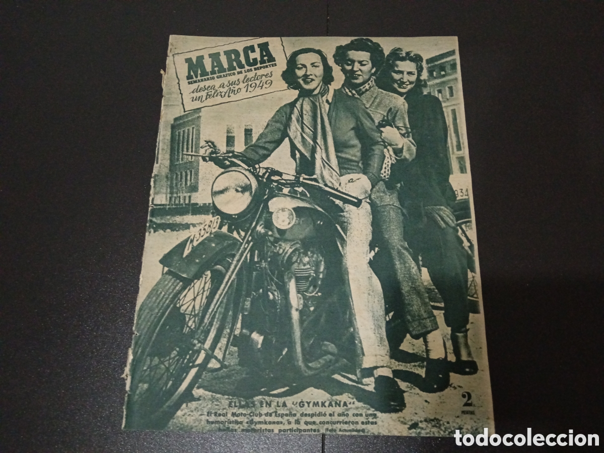 Colecionismo desportivo: MARCA N&deg; 317 (28/12/1948) FC Barcelona Boldklup jornada copa samitier Alc&aacute;ntara Zamora