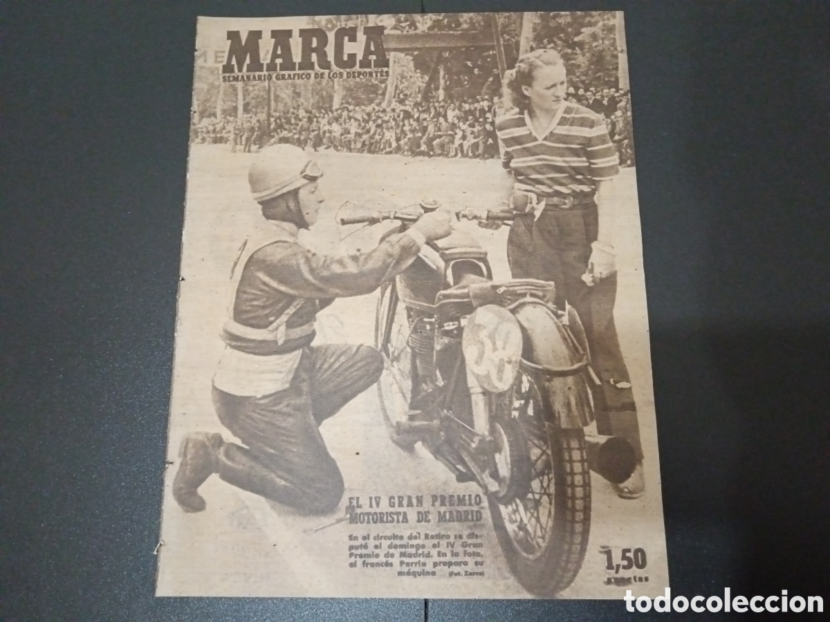 Colecionismo desportivo: MARCA N&deg; 285 (18/05/1948) Badalona CF celta AT aviaci&oacute;n liga boxeo ciclismo