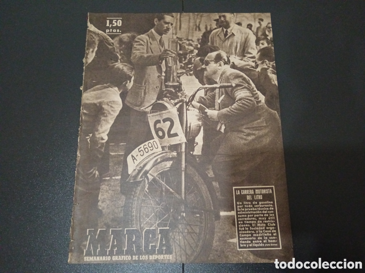 Sammelleidenschaft Sport: MARCA N&deg; 279 (06/04/1948) H&eacute;rcules CF p&oacute;ster AT Madrid Real Sociedad Valencia FC Barcelona