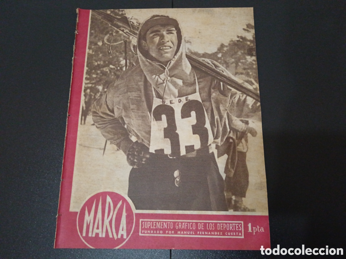 Colecionismo desportivo: MARCA N&deg; 169 (26/02/1946) Johnny Peacock Real Madrid H&eacute;rcules Murcia liga