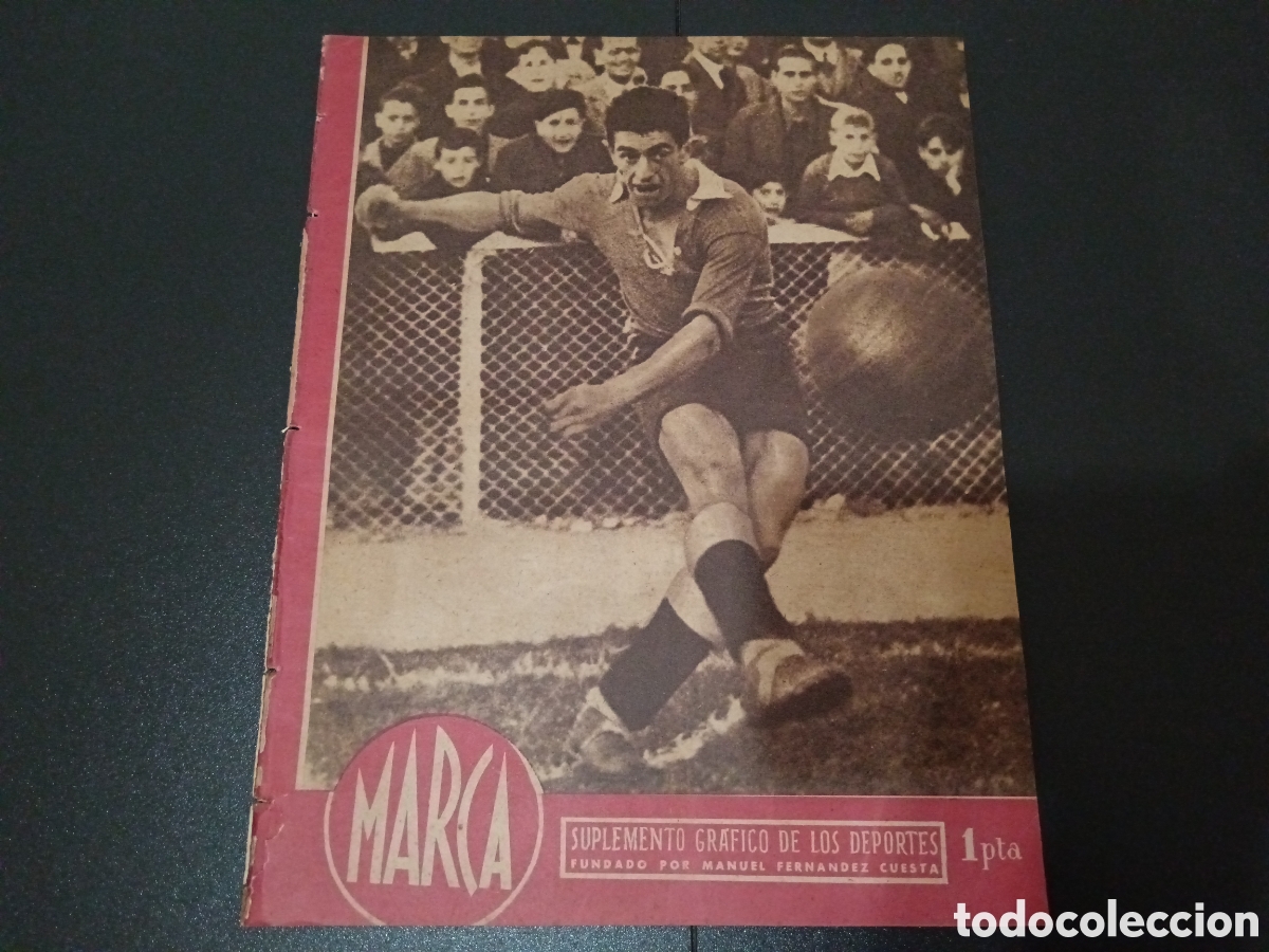 Sammelleidenschaft Sport: MARCA N&deg; 163 (15/01/1946) Weiss Real Madrid Castell&oacute;n Espa&ntilde;ol Barcelona liga