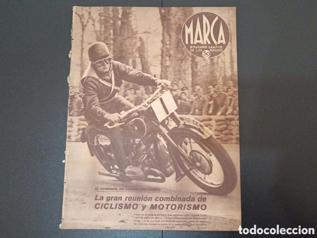 Colecionismo desportivo: MARCA N&deg; 113 (08/04/1941) Ferroviaria Copa Torneo de los 4 Madrid Bilbao Barcelona Valencia